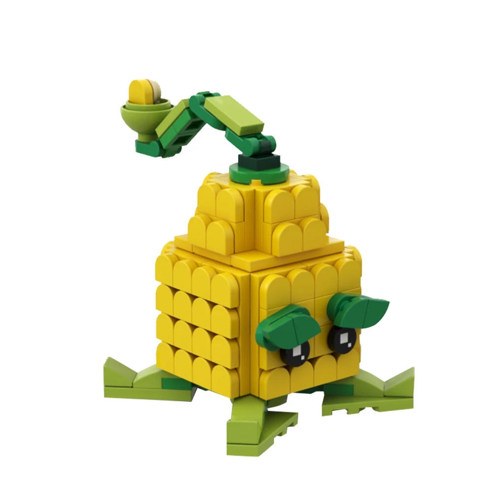 

Gobricks MOC Plants vs. Zombies of PVZ 2 Kernel-pult Building Block Set Funny Figure Toys For Children Birthday Gifts