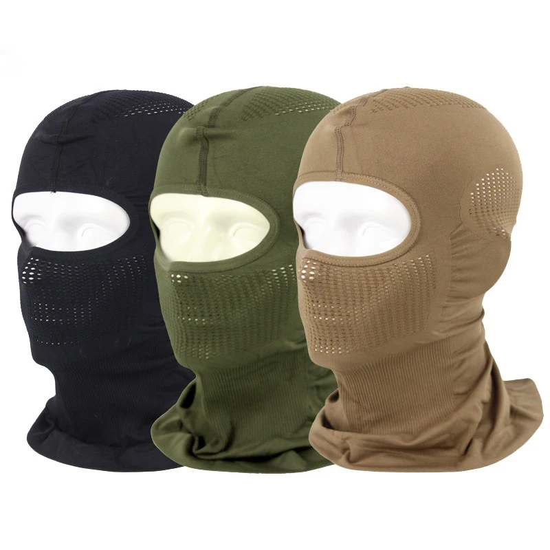 2023 Sports Tactics Quick Drying Breathable Fully Wrapped Elastic Headgear Outdoor Equipment