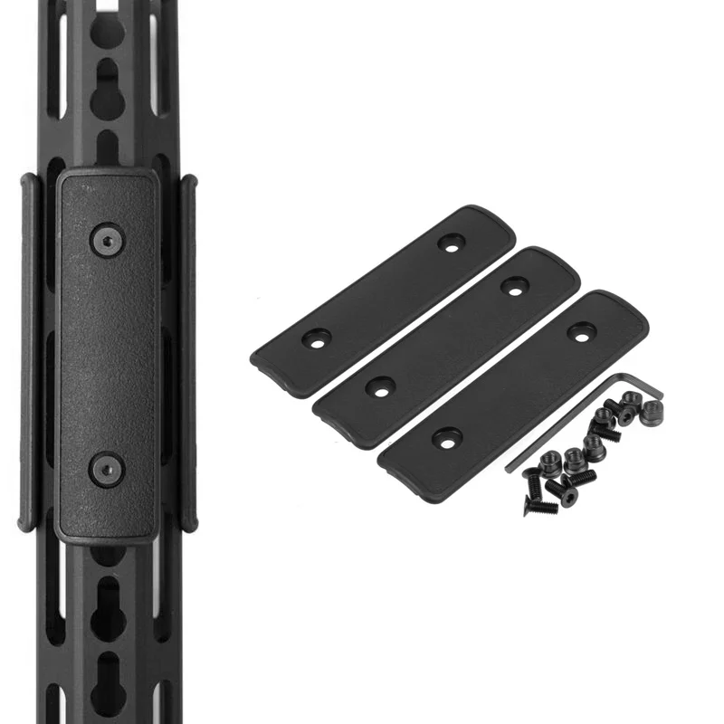 Protectores de riel Keymod 4'' set 3 uds – polímero táctico - imagen 3