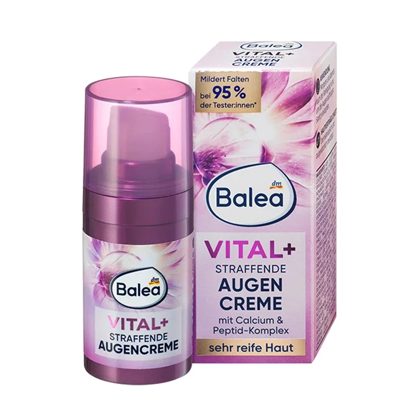 

Original Germany Balea Vital Essence Eye Cream 15ml Firming Moisturize Reduce Fine Lines Tighten The Eye Area Skincare K-beauty