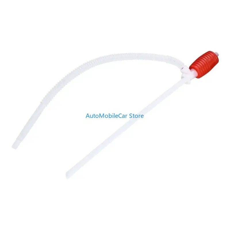 G8TE Liquid Gas Transfer Hand Oil Water Pump Manual Portable Car Siphon Hose for Car