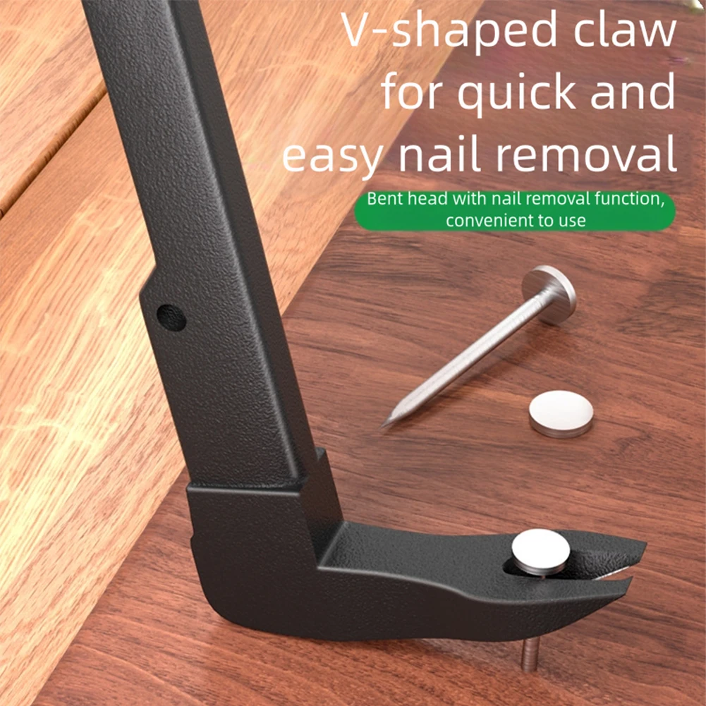 

1pc 3-in-1 Multi-Purpose Crowbar V-groove Design Hand Tool Nail Removal Tool For DIY Woodworking Tools