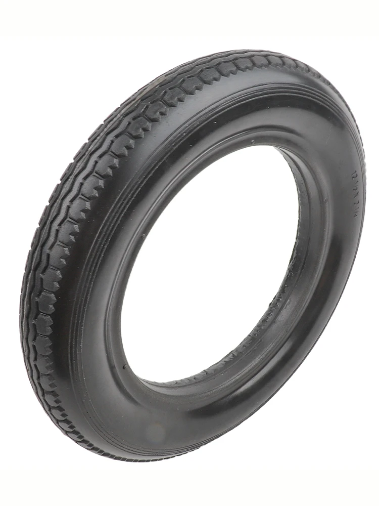 Solid 12 Inch Tire for Bicycle with Wear Resistant Rubber Fits 12 1/2x1.5 1.75 1.95 (40-203) Wheel Sizes Stable Tread Geometry