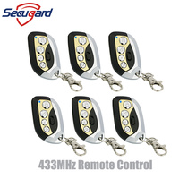 433MHz Remote Control Wireless Metal Key Remote Controller 4 Buttons Disarm ARM Alarm For Our Home Burglar Security Alarm System