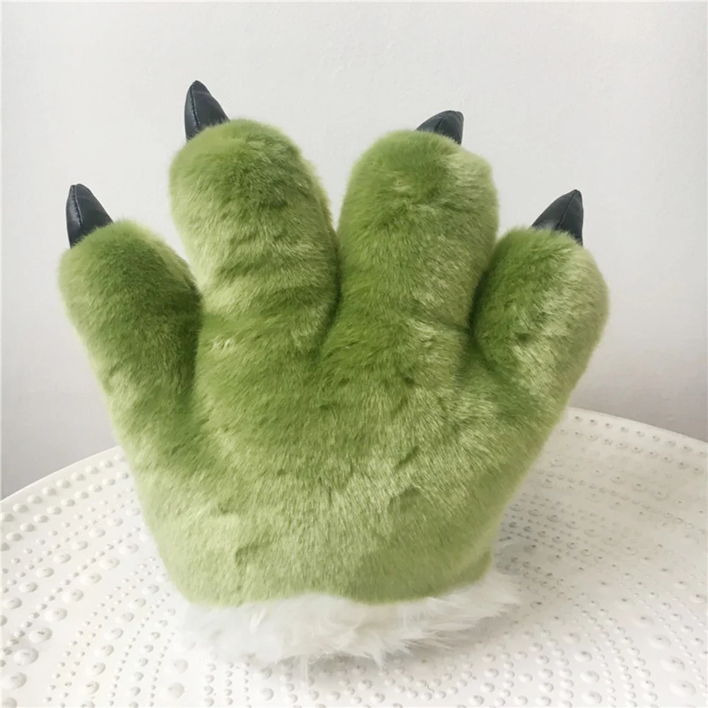 Finger Puppets Gloves for Kids Creative Animal Palm Animals Plush Cheetah Mini Toys