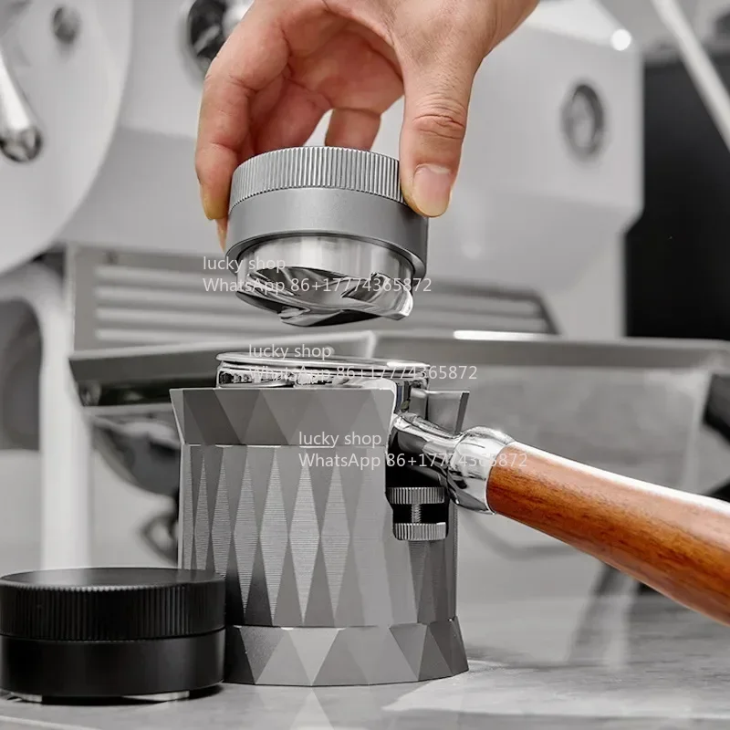 Coffee Powder Dispenser Gravity Self-discharging Stainless Steel Four Pulp Automatic Height Adjustment Home Cafe Accessories