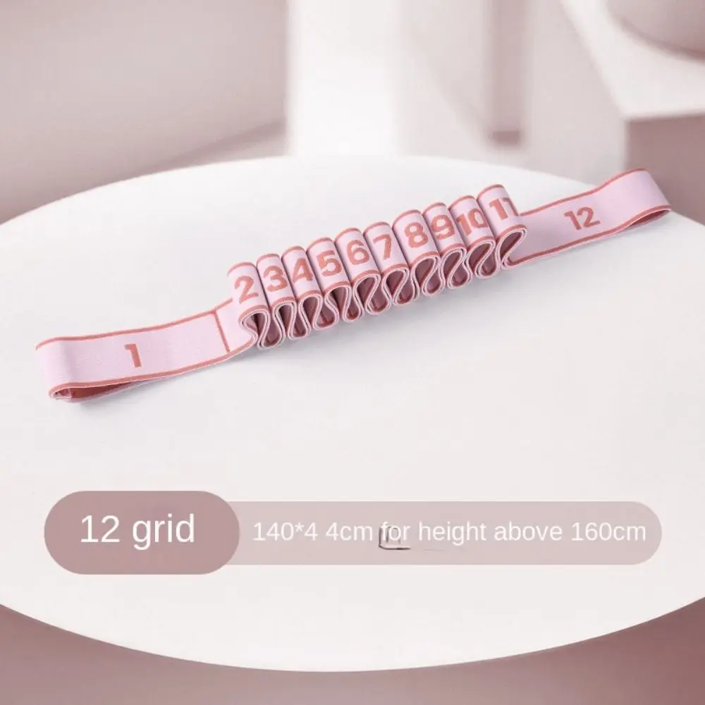 8/10/12 Grid Yoga Resistance Band Yoga Training Crossfit Exercise Fitness Resistance Bands Elastic Textile Cotton