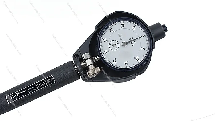 

Inner Diameter Gauge Inner Hole Indication Dial 511-711 712 Cylinder Gauge 18-35