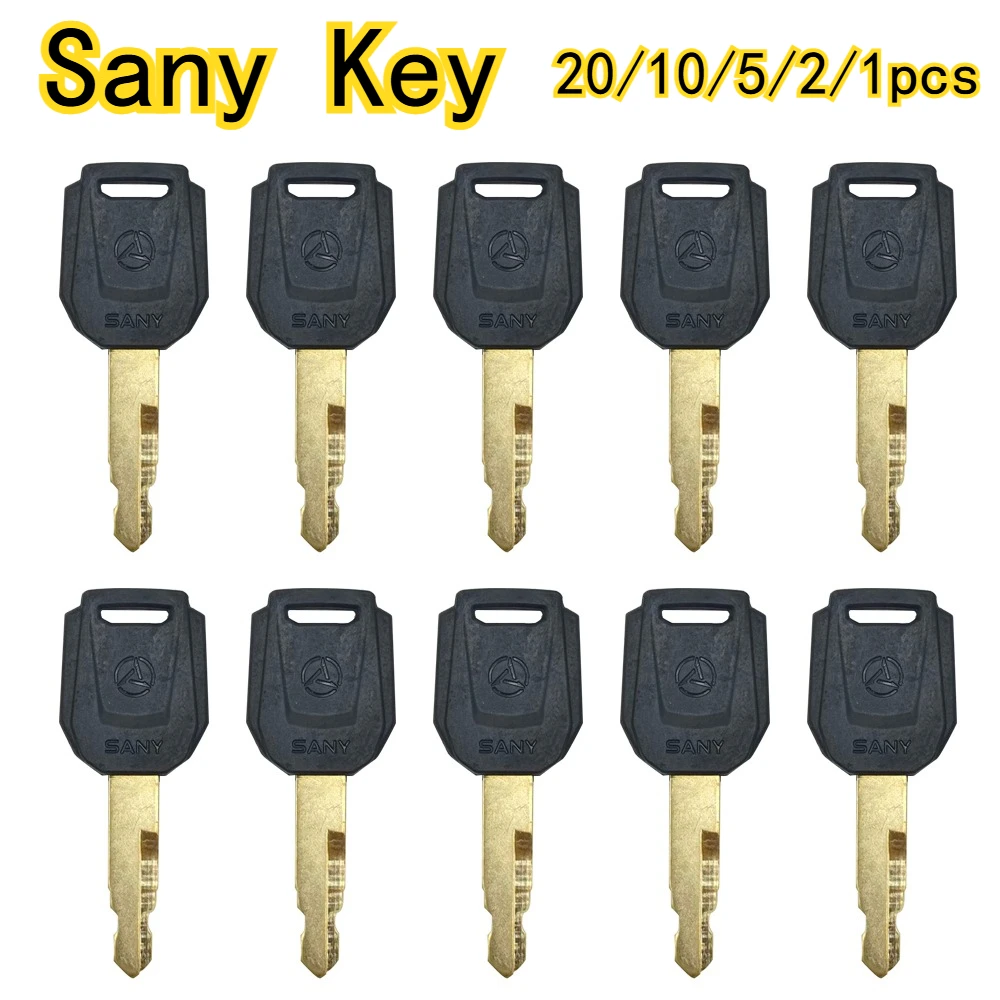 

20/10/5/2/1pcs Sany Key for Sany 55/60/75/135/215/365/485 Excavator Heavy Equipment