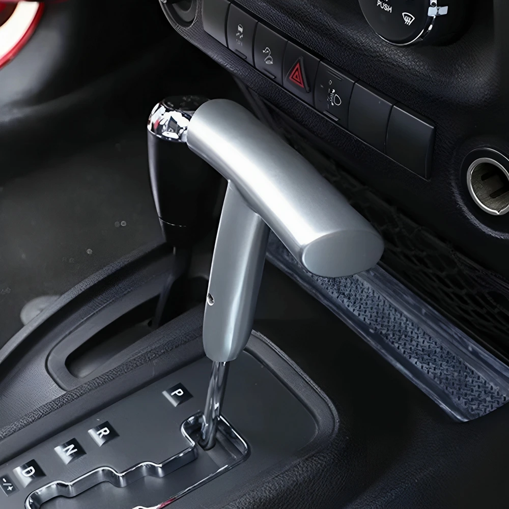 

Для 2012-2017 Jeep Wrangler JK Dodge Charger Challenger Compass Ram из тяжелого металла, цинкового сплава, Т-образная ручка, ручка переключения передач, автомобильные детали