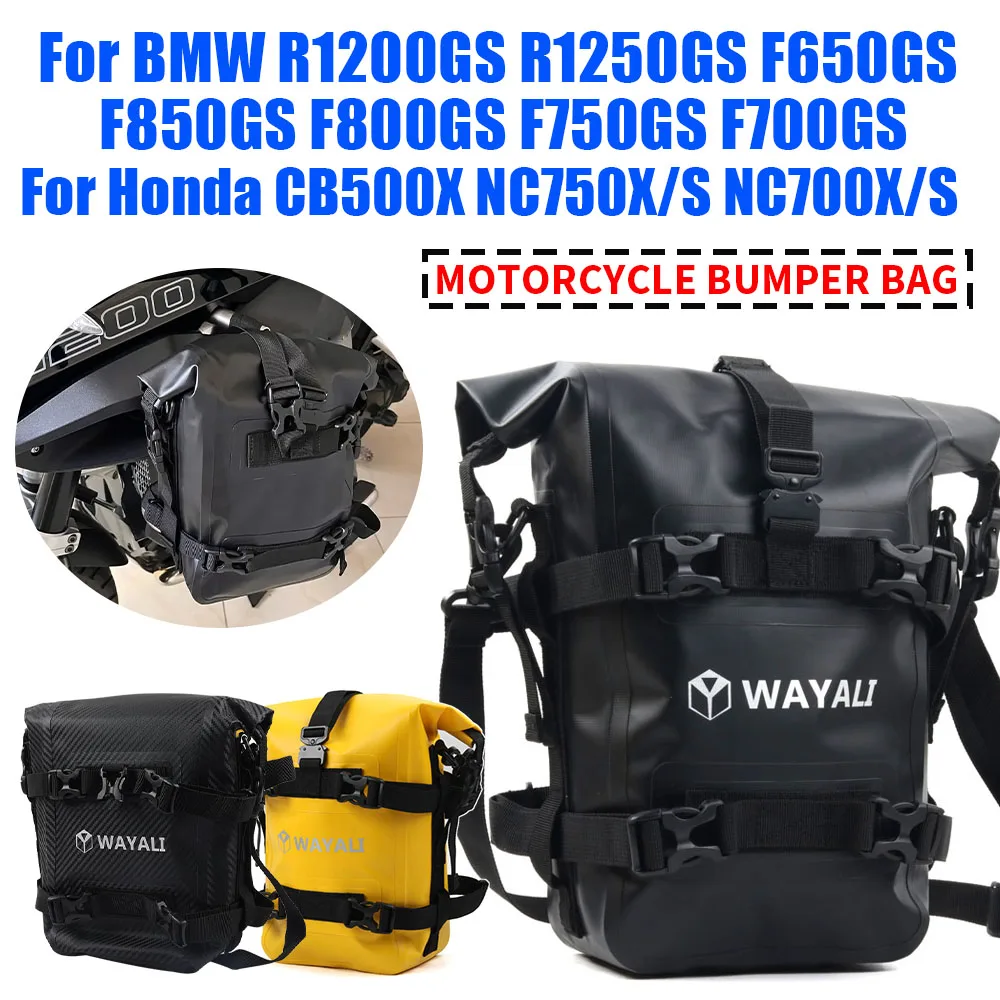 

For BMW R1200GS R1250GS ADV For HONDA NC750X CB500X Motorcycle Frame Crash Bars Waterproof Bag Bumper Repair Tool Placement Bag