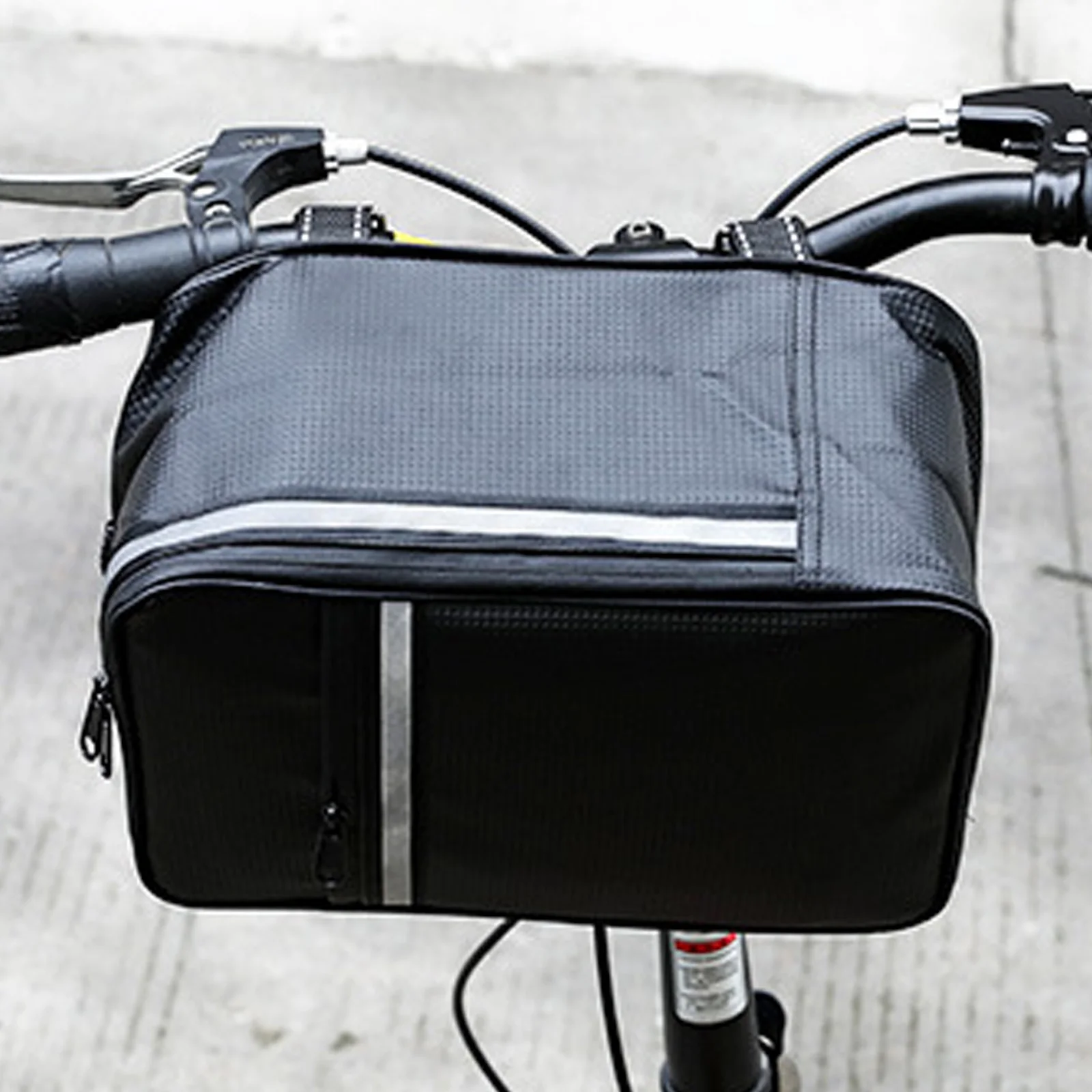 

Bike Seat Pack Large Capacity Storage Bag Reflective Signs Safe Night Riding Polyester Material Mountain Bike Bag Backseat Pouch