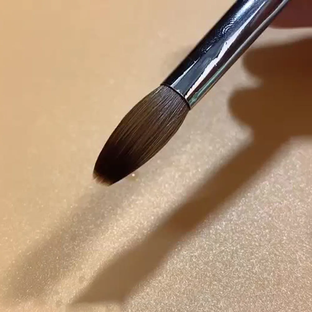 1/6 szt. Profesjonalny pędzel do nakładania akrylowego pudru do paznokci # 2- # 12 sztuk pędzli do modelowania paznokci, różne rozmiary, do samodzielnego manicure