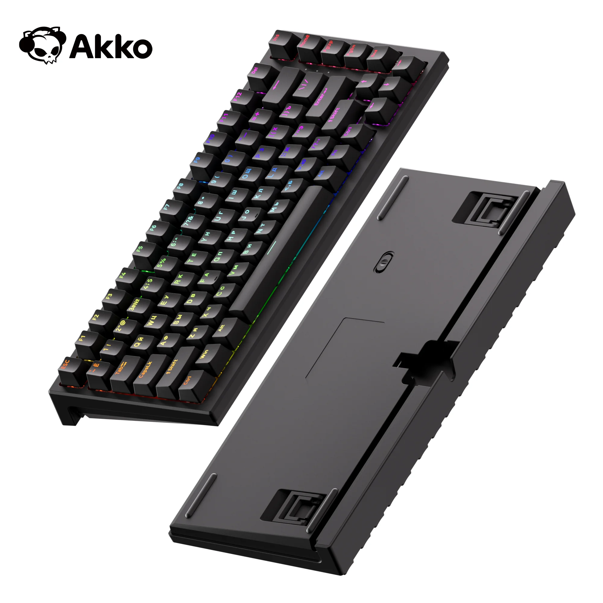 

Akko TAC75 HE Russian Magnetic Switch Keyboard 75% Layout Rapid Trigger 0.005mm ARGB 8K Polling Rate Wired Gamer Custom Keyboard