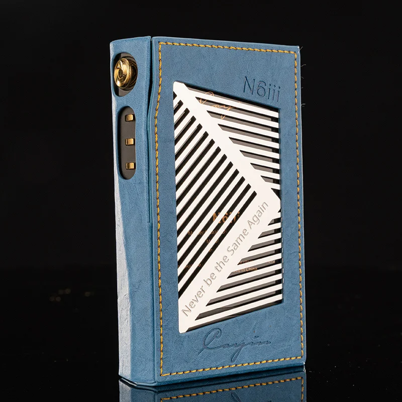 Cayin N6iii Customized Leather Case PU Leather Navy Blue