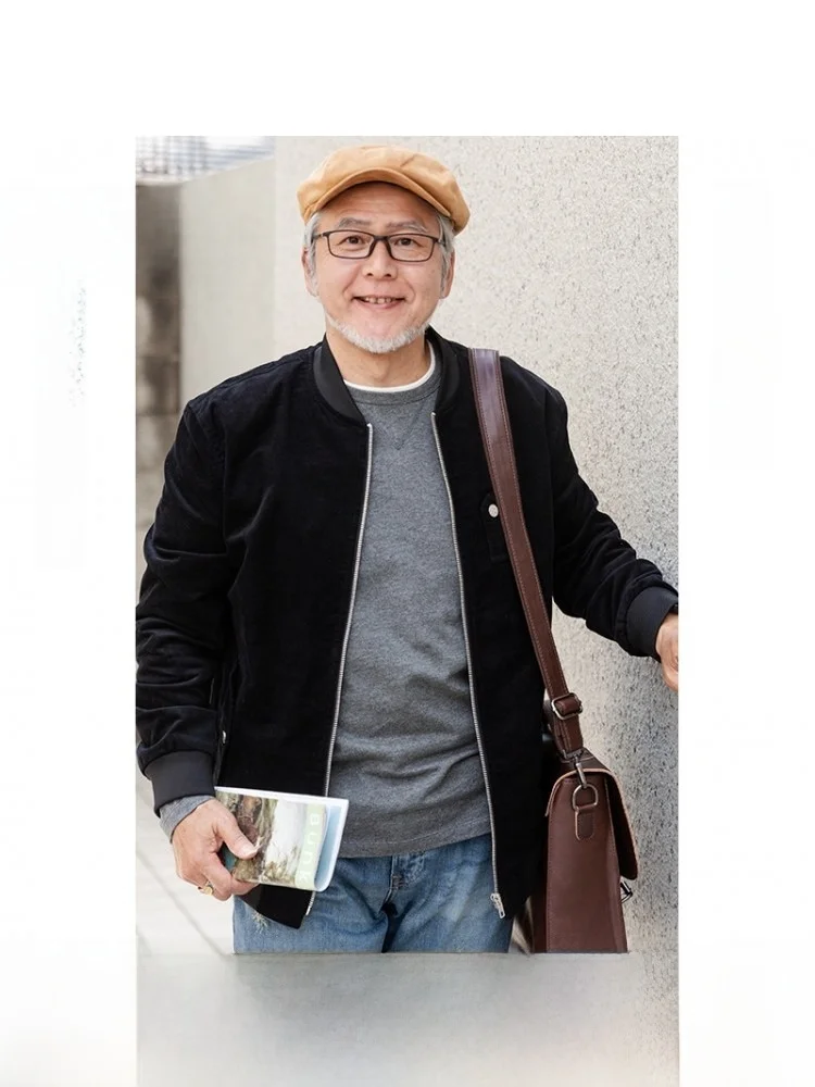 

Loose Fit Baseball Collar Jaet for Middle-Aged And ly Men Autumn Wear Comfortable Cotton Polyester Zipper Closure Oute...