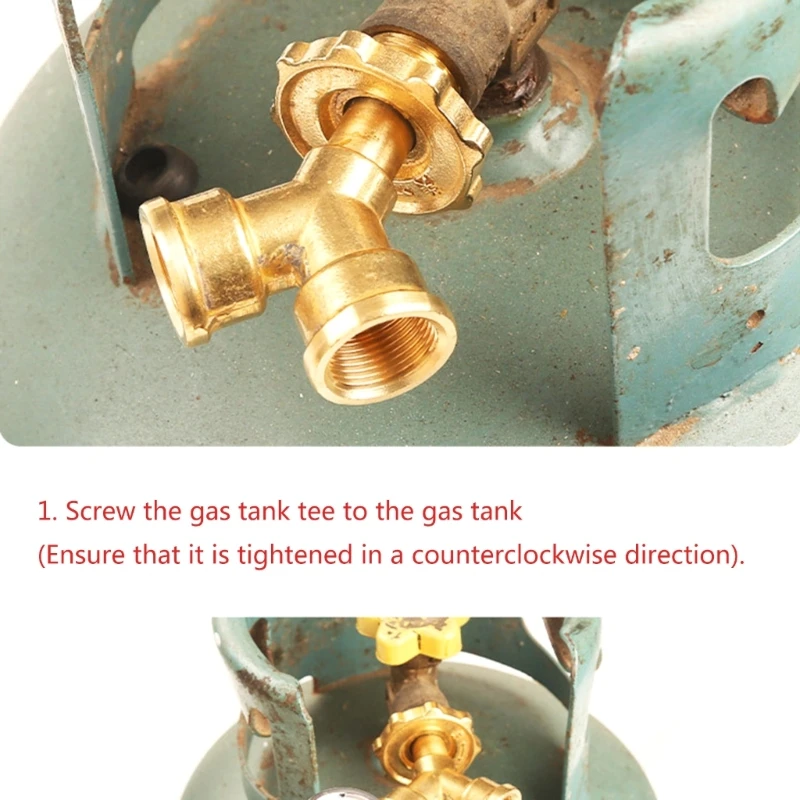 Adjustable Brass Pressure Relief Device Reliable Brass Pressure Regulator Pressure Reducer for Residential Gas Dropship