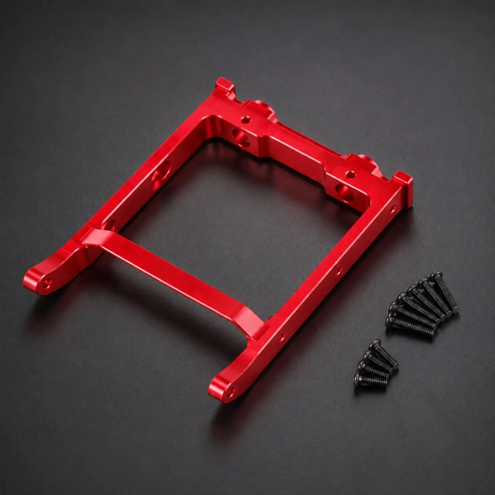 Anodized Aluminum RC Front Bumper Mount Bracket for MN128 MN86 MN86S G Series 1/12 RC Car Spare Parts Kit 5