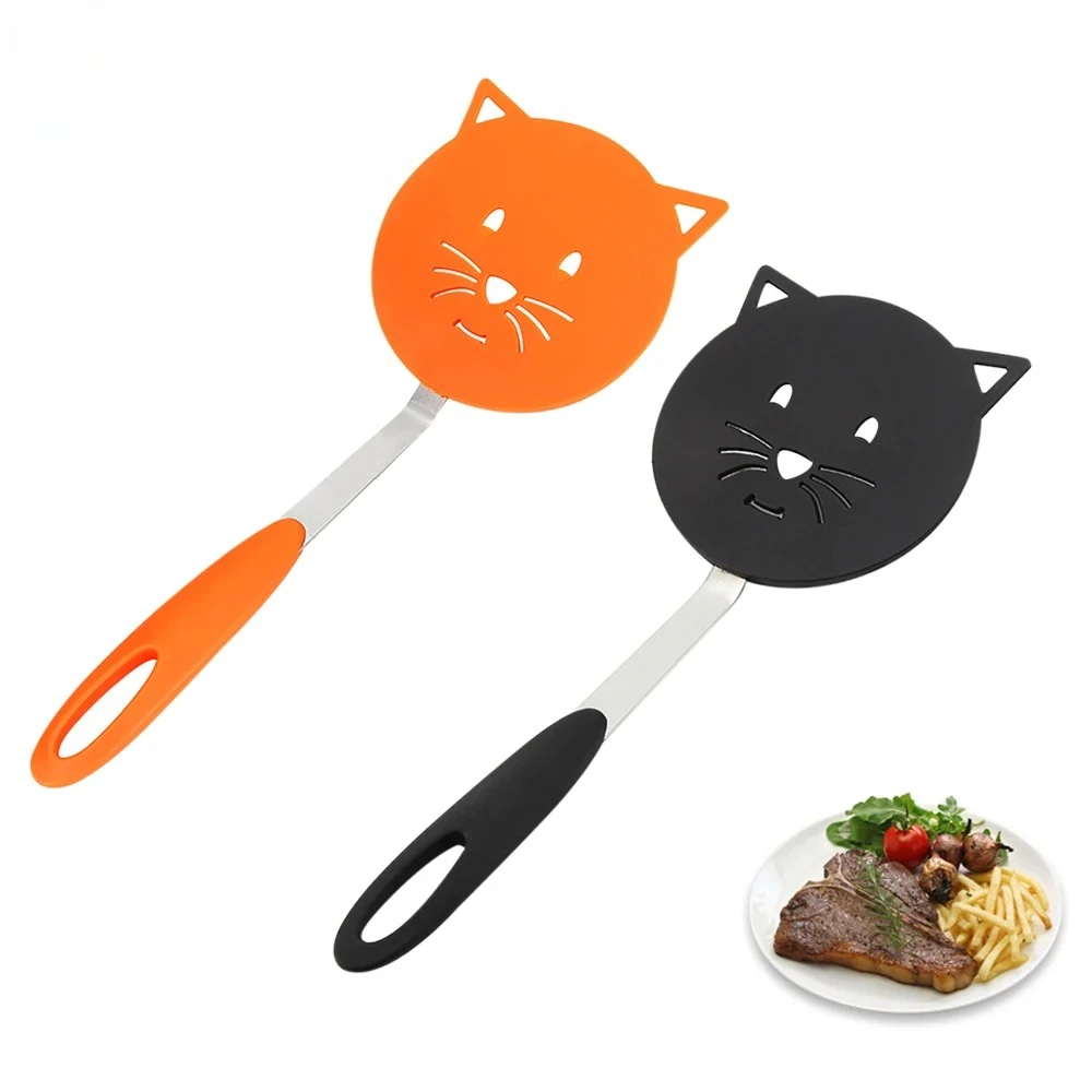 Nylon Spatula Cat Cartoon Cooking Spatula Household Non-stick Pan No Damage Spatula Kitchenware Creative Simple Omelette Shovel
