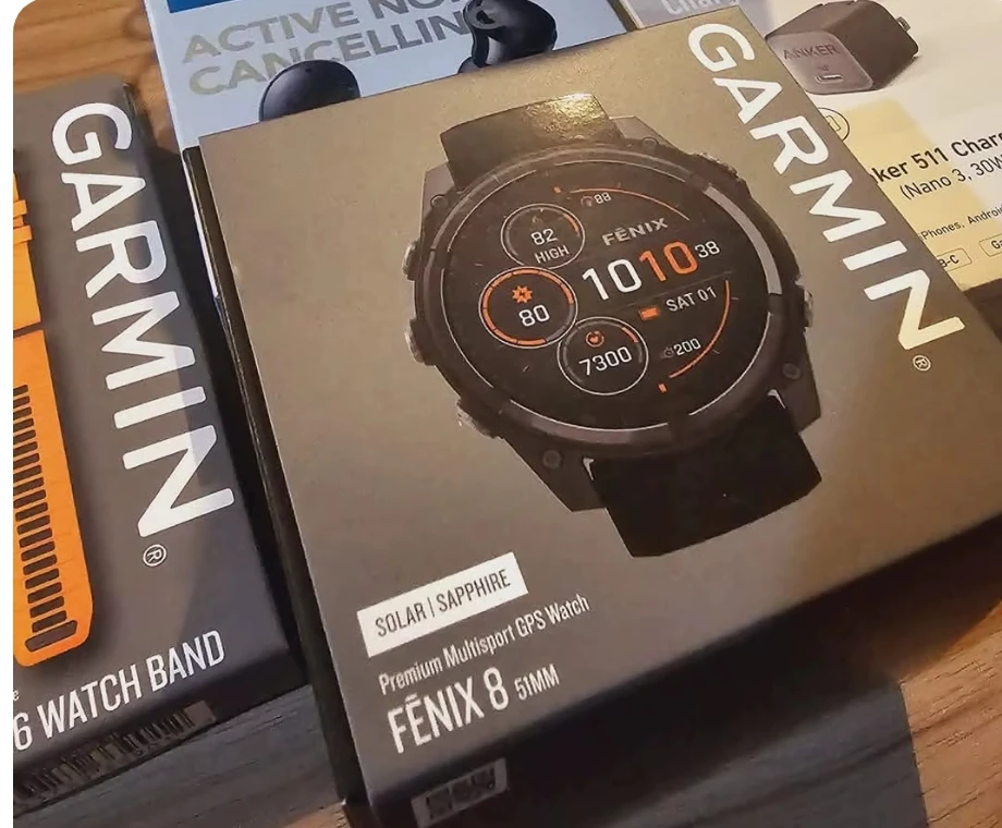 "Fresh Out The Box - Garmins-Fenix 8 Sapphire Smart Watch at Discount!!!