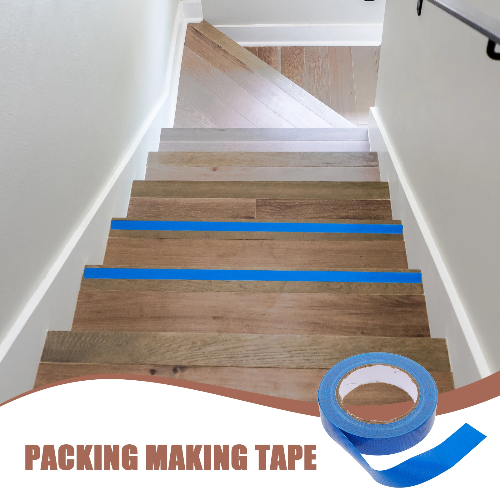 

25mm Wide Cloth Base Double Sided for Carpet Floor Marking Strong Adhesive Rug Tape Making Tape For Rug Bulk Pack