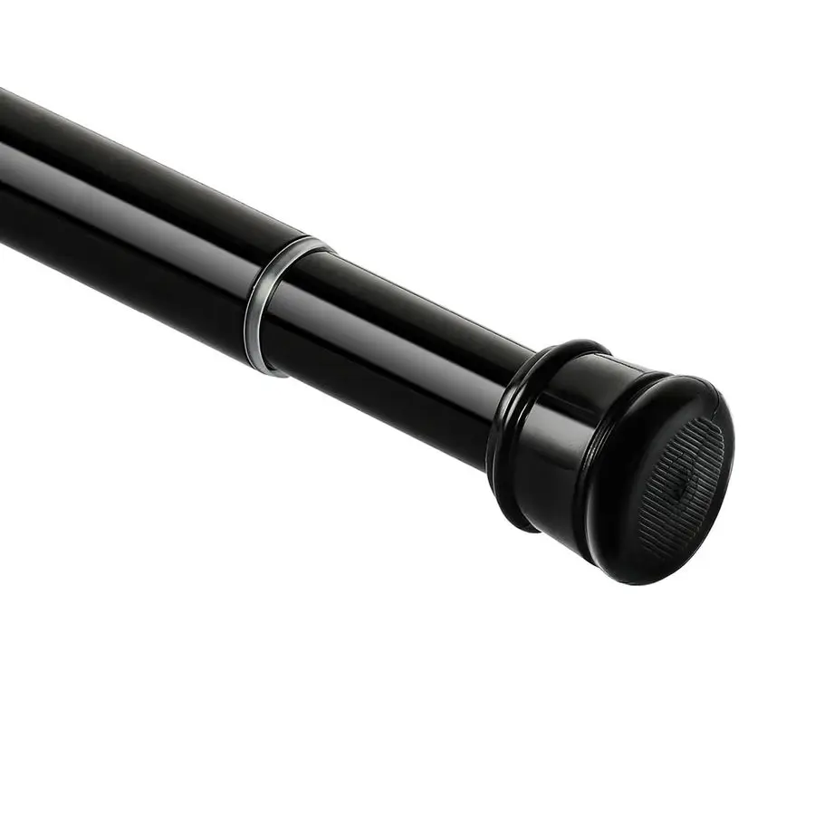 

Sectional Assembly Shower Curtain Rod 56104 Inch, 1 Diameter Spring Long Adjustable Tension Curtain Rods for Bathroom Windows Cl