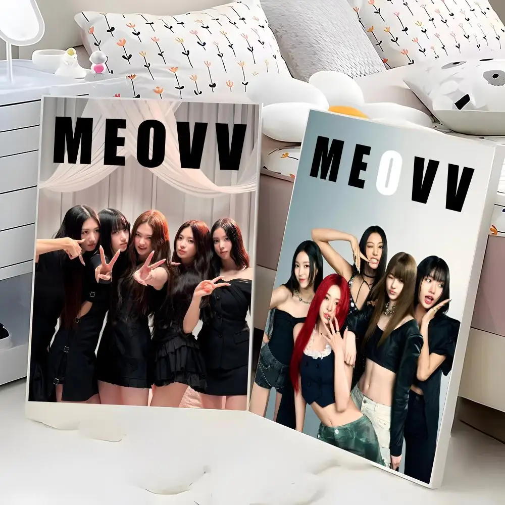 Hot Kpop Girl M-meovv Poster HD art sticky wall waterproof home living room bedroom bar aesthetic decoration - view 3
