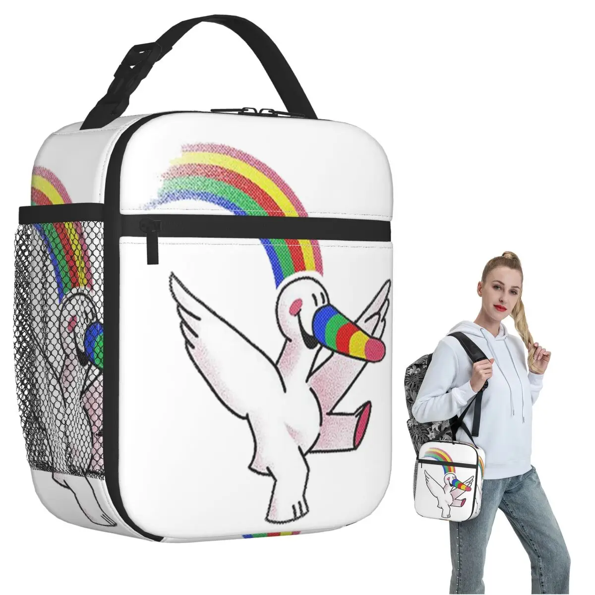 

Curro Insulated Lunch Bag for Women Children Portable Food Boxes Thermal Lunch Box Tote