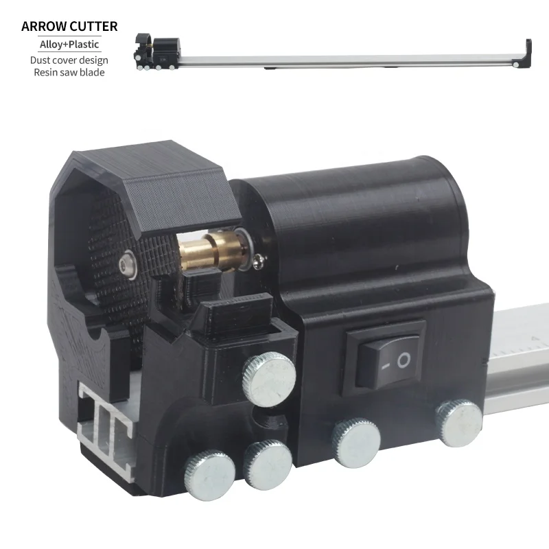 Electric Arrow Cutter Tube Pipe Arrow DIY Shafts Saw Handheld Cutting Length Tool Fiberglass Carbon Archery Accessories