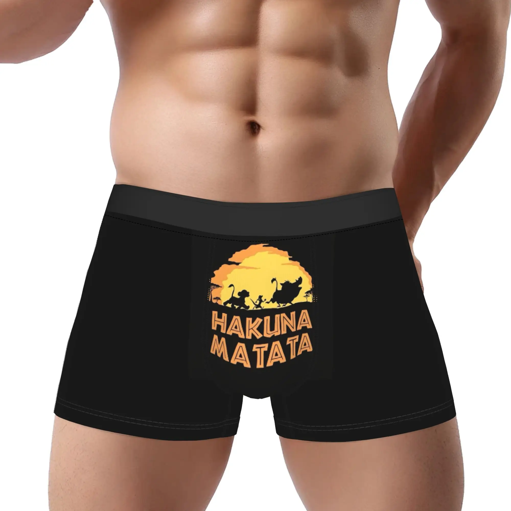 

The Lion King boxers adults 18 plus Underpants Homme Panties Man Underwear Ventilate Shorts Boxer Briefs