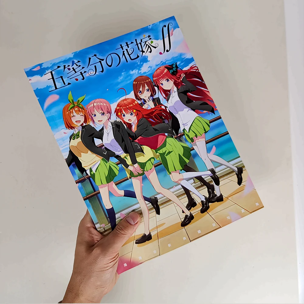 1 Book The Quintessential Quintuplets Album Collection Books Character Role Photos Badge Poster Small Card Anime Peripheral