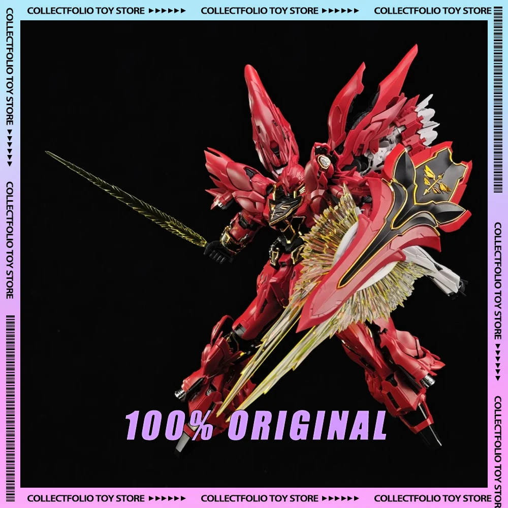 

In Stock Comet Model 1/100 MG The Red Comet MSN-06S Sinanju GK Sytle Assembly Model Kit Plastic Model Kits Action Figure Toy
