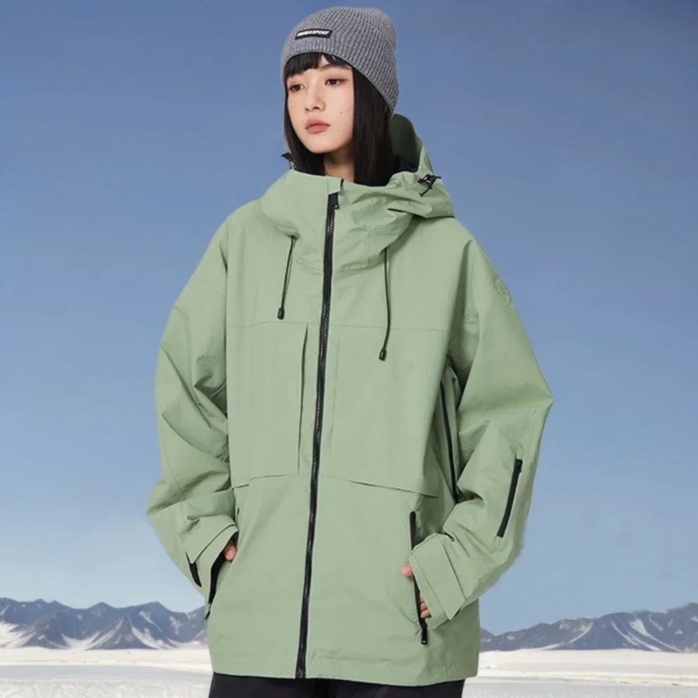 

2025 Winter Couple Skiing Jackets New Woman Snowboard Sport Tops Man Warm Skiing Coats Pro 3L Waterproof Windproof Snow Clothes