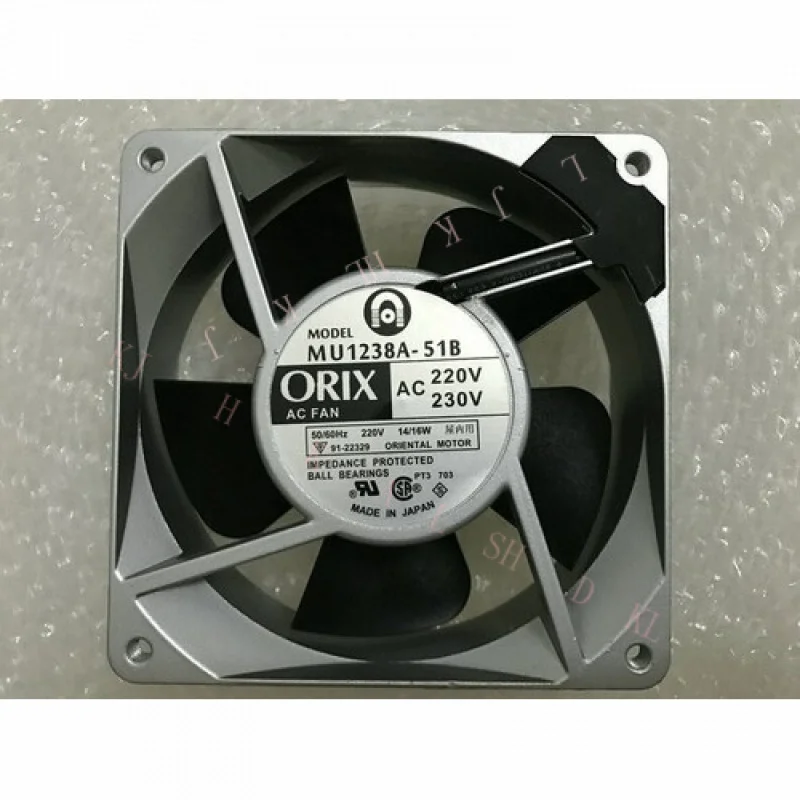 

N Original FOR ORIX 12038 axial industrial fan MU1238A-51B 220 230V 14 16W
