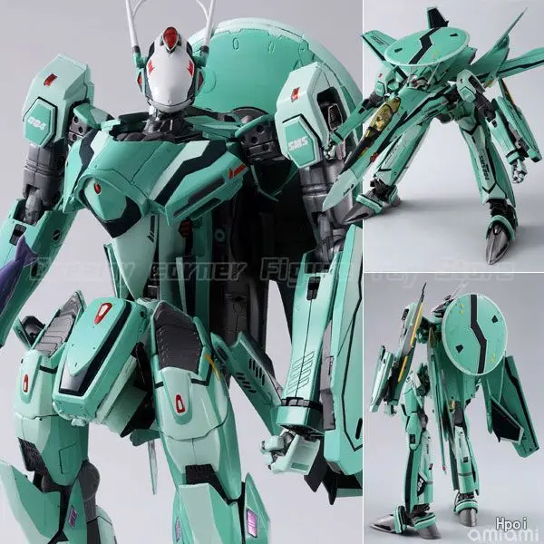 【متوفر】مجموعة ألعاب Mecha الأصلية من Bandai DX Chogokin RVF-25 Macross F Messiah Valkyrie