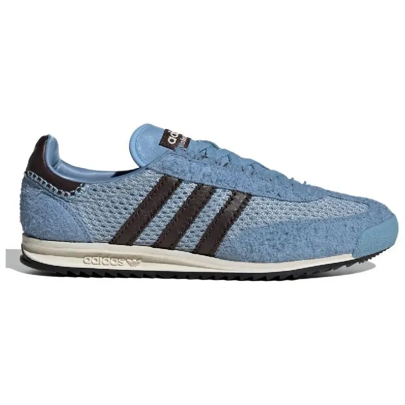 Tênis Wales Bonner X Adidas SL76 cinza azul IH3262