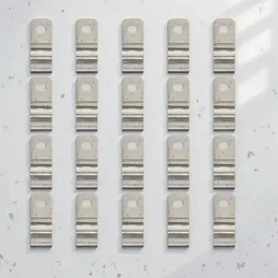 

20 pcs R-Type Clamp Fasteners Cable Organizers For Wire Fixing Durable Metal Cord Clip Holder Simple Cable Management Buckle