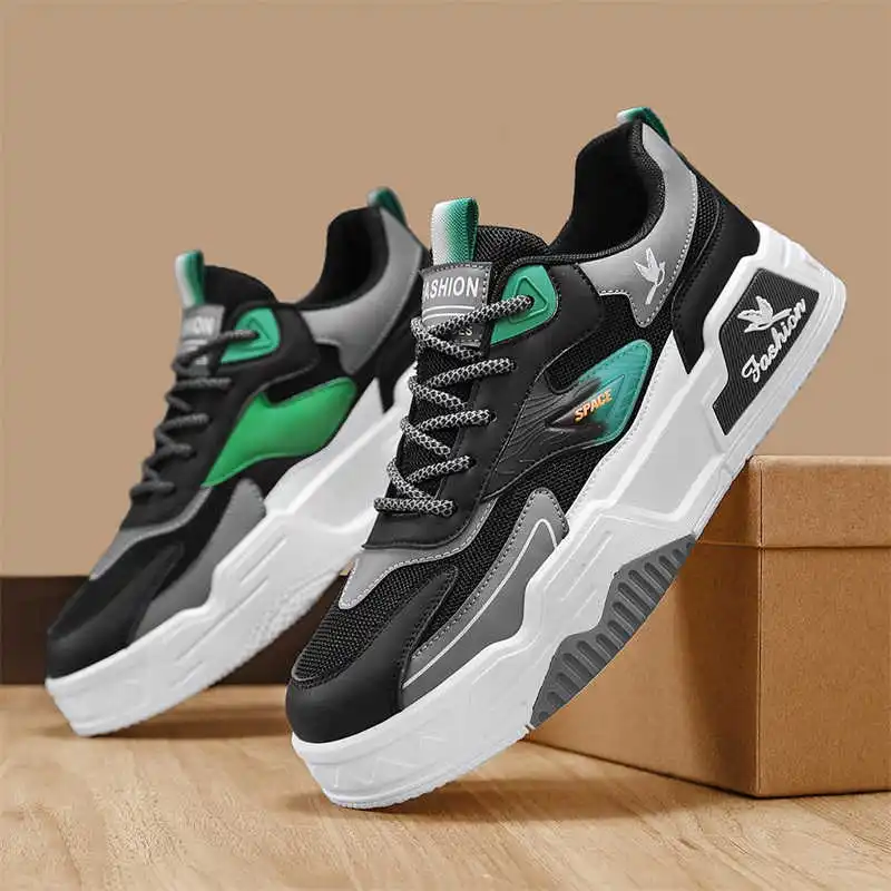 

Мужские кроссовки на толстой подошве для спорта и отдыха, вулканизированные, осенне-весенние, недорогие, люксовые, модные, для прогулок