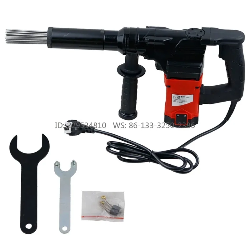 TD-53E Industrial Electric Needle Scaler 1100W Handheld Jet Chisel Derusting Gun Rust Cleaning Tool