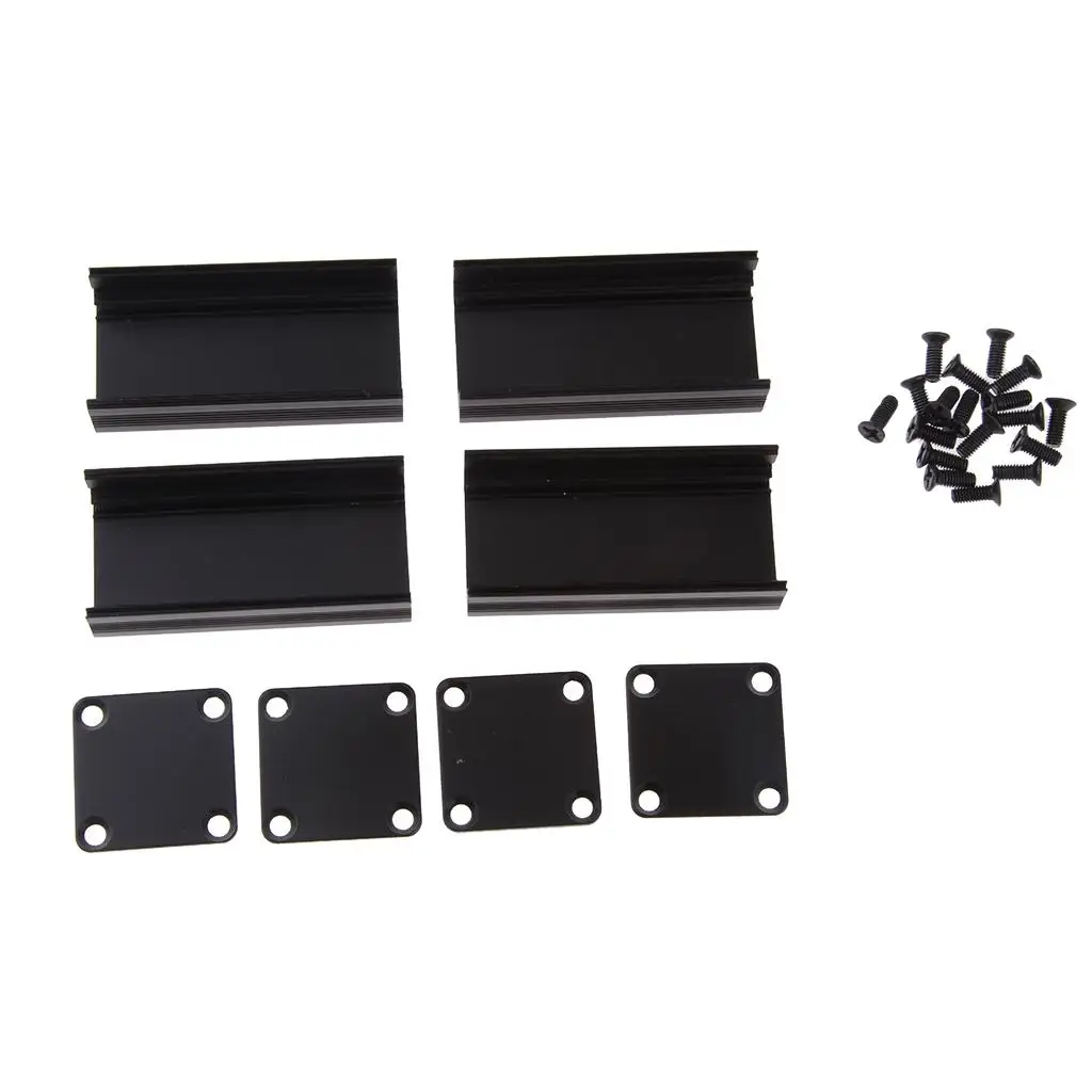 

2xAluminum Alloy Instrument Shell Electric Enclosure Box 50x25x25mm