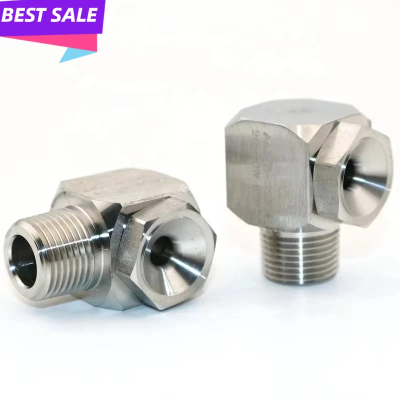 5Pcs Stainless Steel AA/A Type Corner Spray Nozzle Tangential Flow Hollow Cone Nozzle For Water Cooling Gas Scrubbing Cleaning