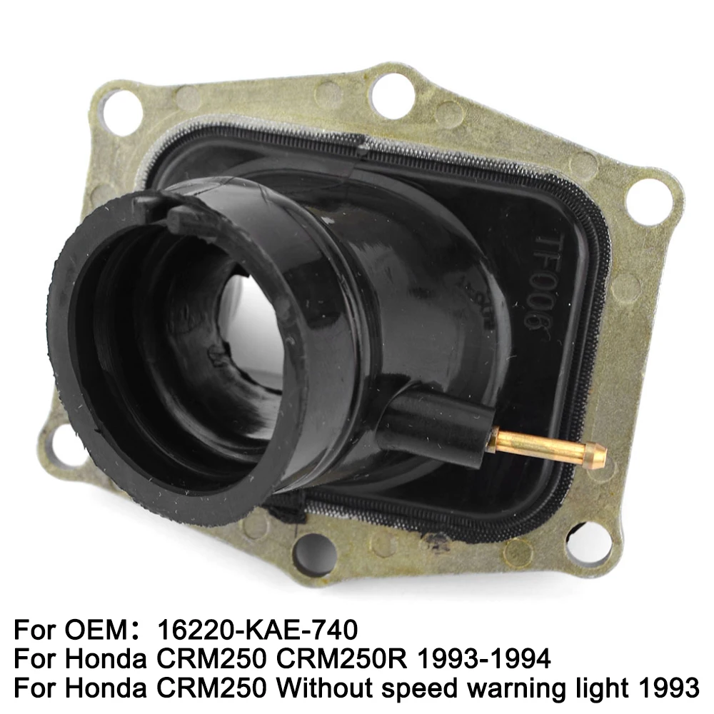 Interfejs motocykla z gaźnikiem dla Honda CRM250 CRM250R CRM 250 1993-1994 16220-KAE-740 gaźnika podkładka z tworzywa sztucznego kolektora dolotowego