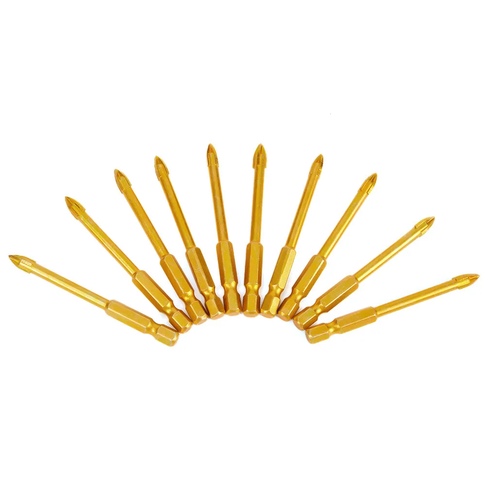 Steel YG6 For ordinary drilling hammer Strong toughness Set 6MM for cross Head Drill Bit NEW High quality  Steel