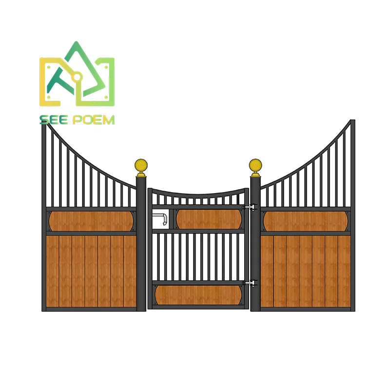 Good Quality Powder Coating  Horse Stable House for Horse Stable Stall Design and Construction Bamboo Panel