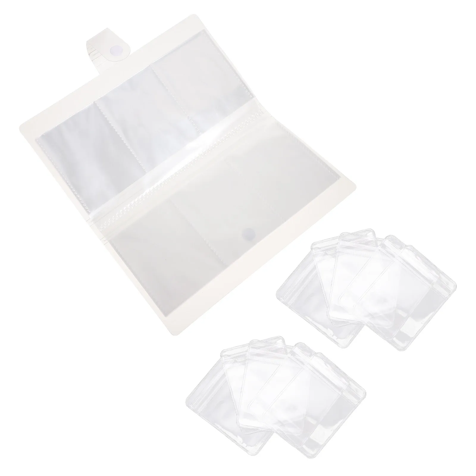 

Набор из 1 прочного прозрачного пластикового органайзера для украшений с многосекционными страницами, дорожный органайзер для серег, альбом-кейс для бусин