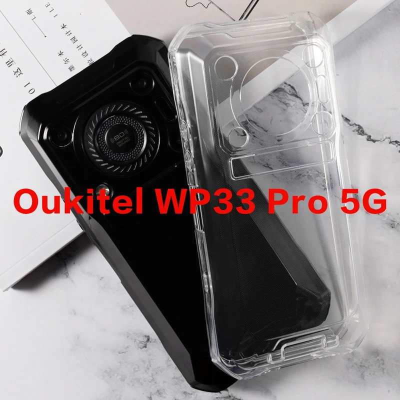 Ultra-thin Transparent Phone Case For Oukitel WP33 Pro Case Silicone Soft TPU Cover for OUKITEL WP33Pro WP 33 OukitelWP33 Bumper