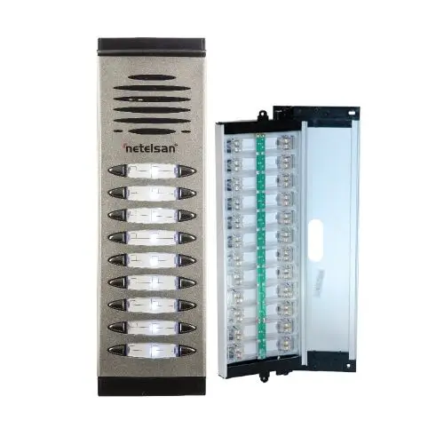 DİYAFONLU RINGS PANELİ 7-8 PUSHBUTTON NETELSAN