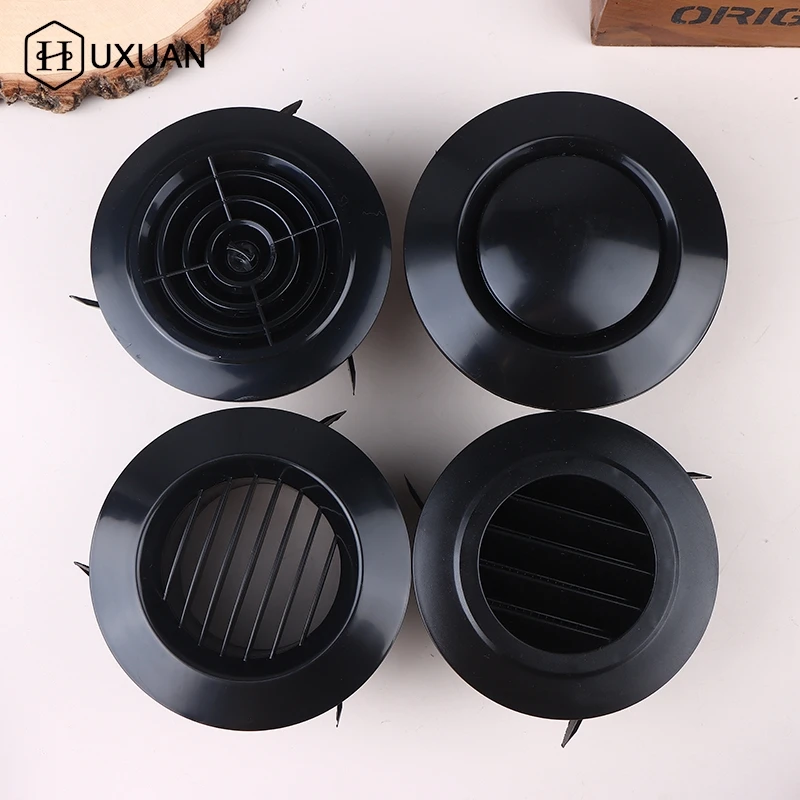 4 Shapes Availables 75/100/125mm Round Ducting Ventilation Cover Air Vent Extract Valve Grille Air Circulation Vents Cover