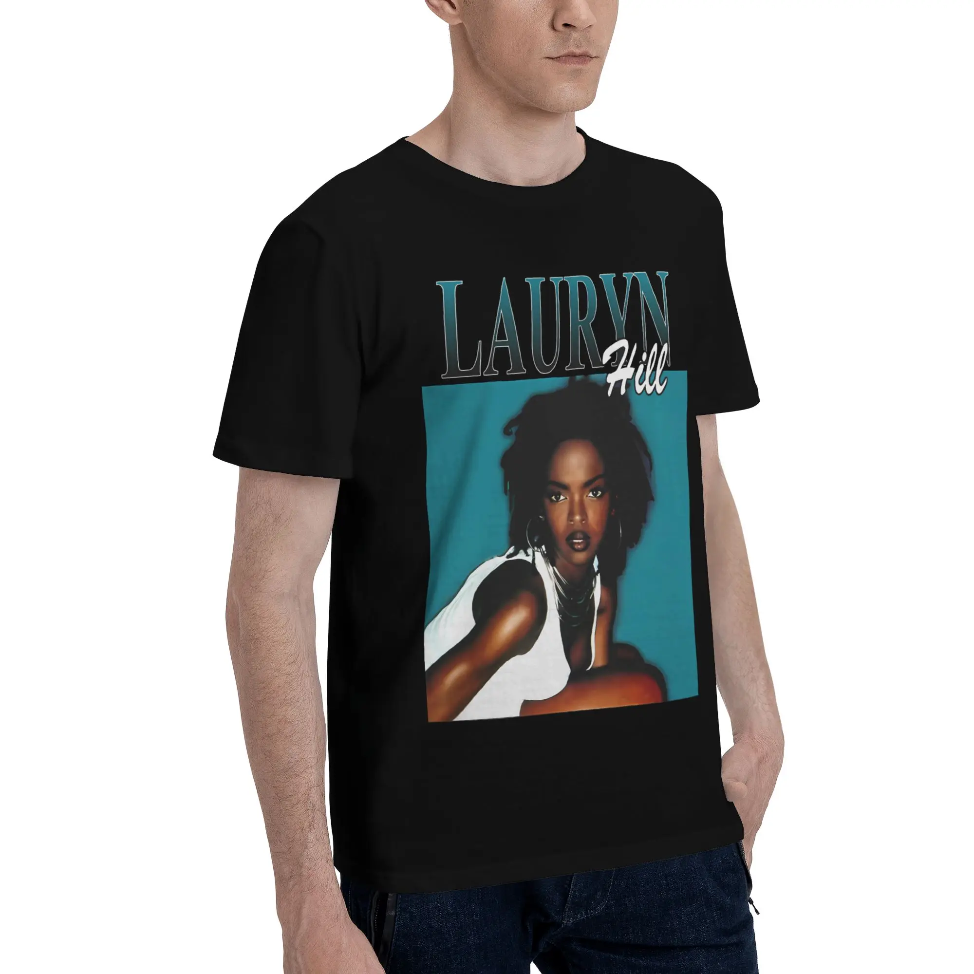 LAURYN HILL FUGEES 1990S Graphic Funny 100% Cotton T-Shirt The Fugees Tops Tees For Men