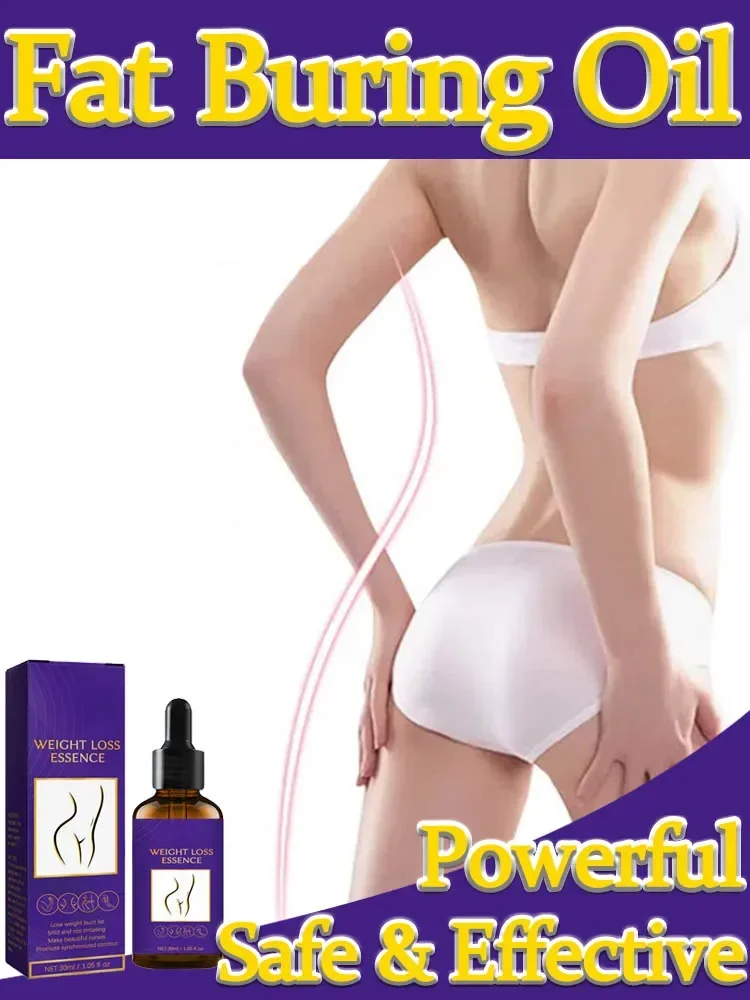 Slimming Oil Fat Burning Belly Loss Fat Lose Weight Slim Down Natural Plant Extracted Weight Lose Slimming Essential Oils